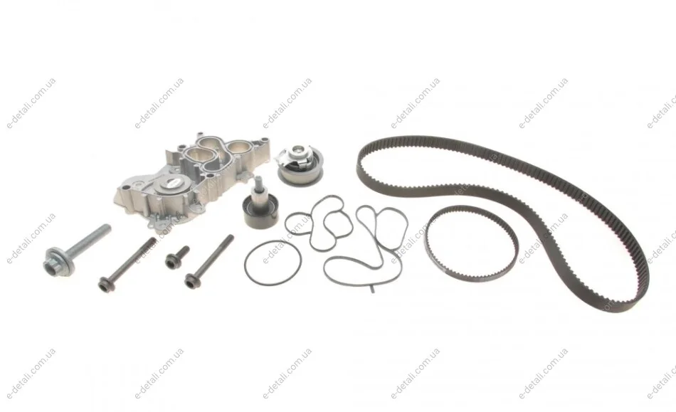 Комплект ГРМ + помпа VW Polo/Skoda Fabia 1.0-1.6 TSI 14- (10x81z/20x163z) Contitech CT 1167 WP3 PRO (фото 1)
