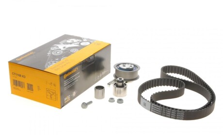 Комплект ГРМ Seat Leon/Skoda Octavia III/VW Golf/T6 1.6TDI 12- (25x145z) Contitech CT1168K3