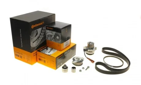 Комплект ГРМ + помпа Audi A3/A4/A5/A6/Q3/VW Caddy/T6 2.0TDI 15-/Golf VII 1.6TDI/2.0TDI 12- (25x145z) Contitech CT1168WP8PRO