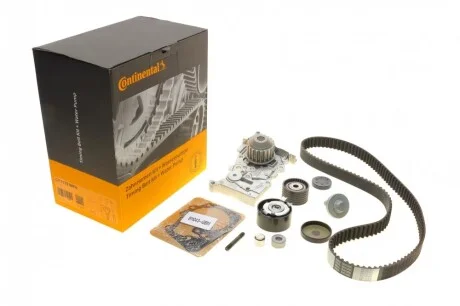 Комплект ГРМ + помпа Renault Clio III/Laguna III/Megane III/ Scenic III 1.6 16V 05- (27.4x132z) Contitech CT1179WP4