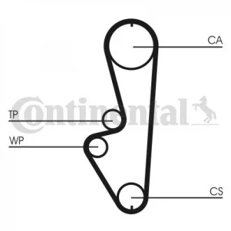 Пас ГРМ Kia Sportage 2.0 94-99/Mazda 626 2.0 87-97 Contitech CT765