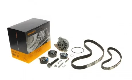 Комплект ГРМ + ТНВД + помпа VW LT 2.5SDI/VW T4 2.5 TDI 96-06 (26.4x122z/20.8x81z) (3 ролика+2 ремня) Contitech CT939WP11PRO