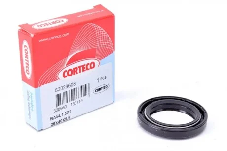 Сальник колонки рулевой MB (28x40x5.5) CORTECO 01029608B