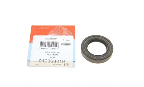 Сальник валу первинного КПП VW LT 2.0-2.7 -96 (24.9x40x8) CORTECO 01036301B
