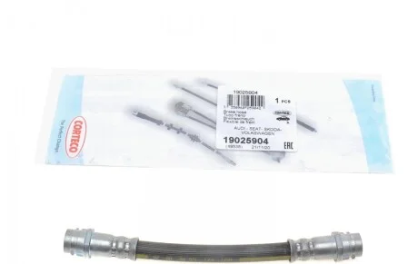 Шланг тормозной (задний) VW Golf IV/Skoda Rapid/Fabia 97- (140mm) CORTECO 19025904