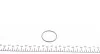 Сальник півосі (R) Toyota Corolla 02-09 (35x54x9/21.5) CORTECO 19035124B (фото 4)