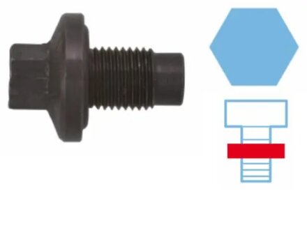 Різьбова пробка з ущільненням, масляний картер FORD/PSA M14x1,5x20 CORTECO 220051H