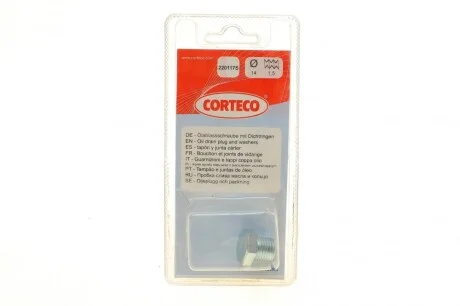 Болт слива масла Opel Astra F/G/ Kadett C/D/E/Omega A/B CORTECO 220117S