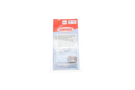 Пробка слива смазки с уплотнениями CORTECO 220127S