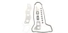 Комплект прокладок (верхній) Toyota Corolla/Yaris 1.4 D-4D 01-07 CORTECO 418090P (фото 1)