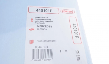Прокладка кришки клапанів CORTECO 440101P