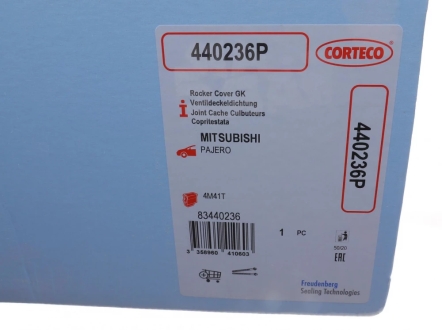 Прокладка кришки клапанів CORTECO 440236P (фото 1)