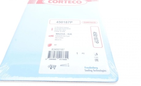 Прокладка впускного колектора CORTECO 450187P