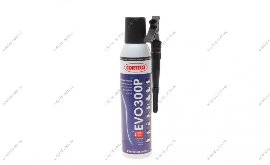 Герметик EVO300P (-70C +300C) 200ml (черный) CORTECO 49392392 (фото 1)