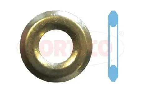 Шайба під форсунку Toyota Corolla 1.4D 04-07 (7.3x16x3) (к-кт 4шт) CORTECO 49430770