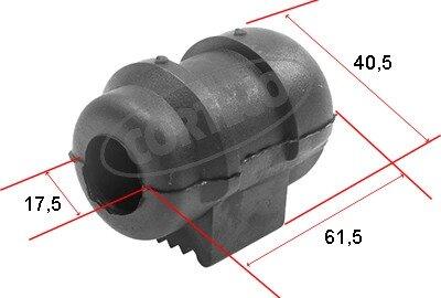 RENAULT втулка стабіл.передн.наруж. d=18mm R19, Clio II, Megane, Express, Kangoo CORTECO 80000116