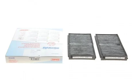Фільтр салону Mazda 323/626/Premacy 96-05 (вугільний) (к-кт 2 шт.) CORTECO 80000403