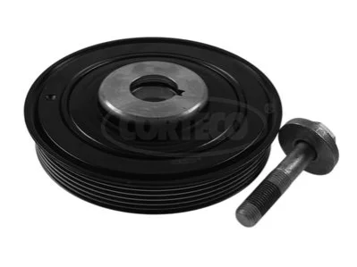 Шкив коленвала Citroen Berlingo/Jumpy/Peugeot Expert 1.9D/2.0HDI 98- (6PK) (с болтом) CORTECO 80001811 (фото 1)