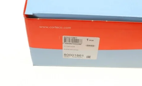 Подушка двигуна (задня) Audi A3/ Skoda Octavia/ VW Golf IV 1.9 TDI 96-06 CORTECO 80001861