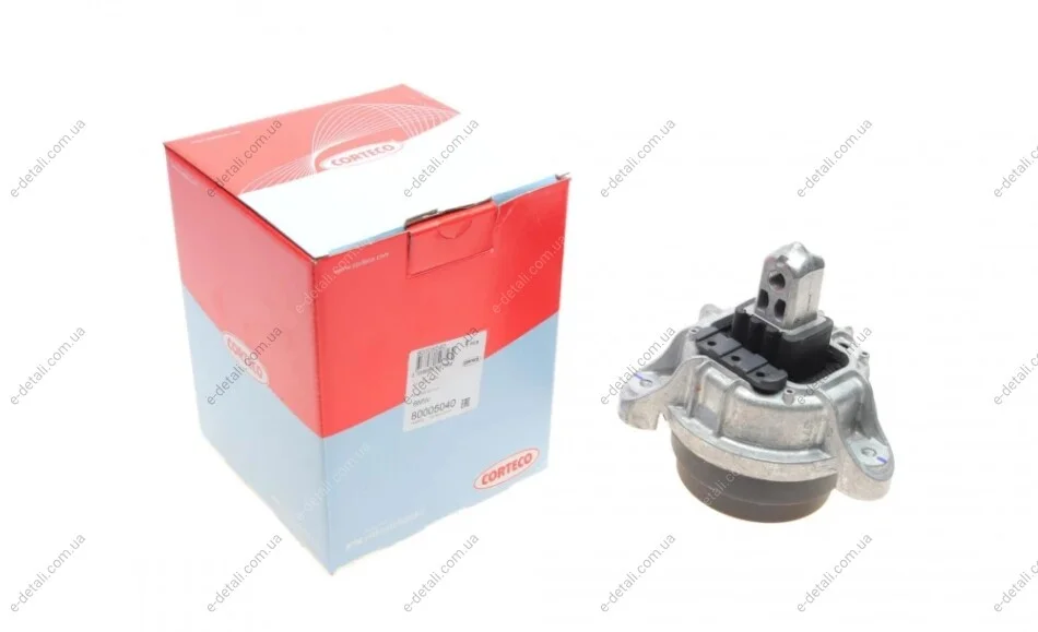 Подушка двигуна (R) BMW 5 (F10/F11) 09-16 (N20) CORTECO 80005040 (фото 1)