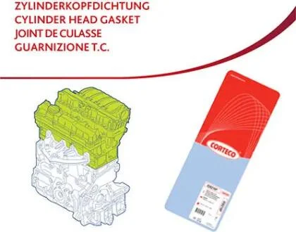 AUDI Прокладка ГБЦ 1к праворуч A6 Allroad C7 (4GH, 4GJ) 3.0 TDI quattro 12-18 CORTECO 83403312