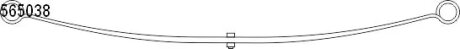 Ресора листова Ford CS Germany 1056503800