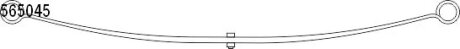 Ресора листова Ford CS Germany 1056504500