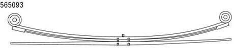 Ресора листова Ford CS Germany 1056509300