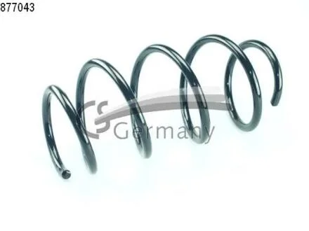 Пружина підвіски передня (кратно 2) Renault Scenic (08-), Grand Scenic (09-) (14.877.043) CS Germany 14877043
