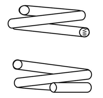 Пружина передняя VW Golf IV 97-03; Lupo 98-05; Golf III 91-98; Bora 98-13; AUDI A3 96-03; SKODA Octavia Tour 96-10; SEAT Toledo II 99-04, Леон 99-05 CS Germany 14950707