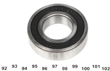 Підшипник кульковий однорядний (30х62х)16) CX 6206-2RS