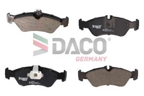 Колодки гальмівні дискові зад. DACO Germany 323329