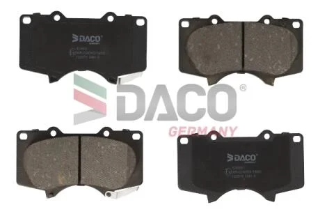 Колодки гальмівні дискові пер. DACO Germany 324569