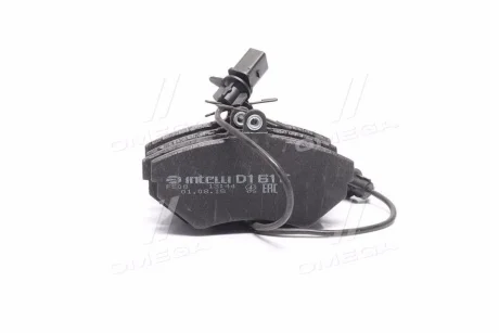 Колодка тормозов. диск. AUDI A4, VW Passat передн. (выр-во Intelli) DAFMI / INTELLI D161EI