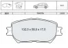 DAFMI INTELLI гальмівні колодки передн. TOYOTA Camry (V30) DAFMI / INTELLI D225E (фото 1)