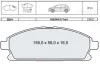 DAFMI INTELLI Тормозные колодки пер. NISSAN X-Trail 01- DAFMI / INTELLI D244E (фото 1)