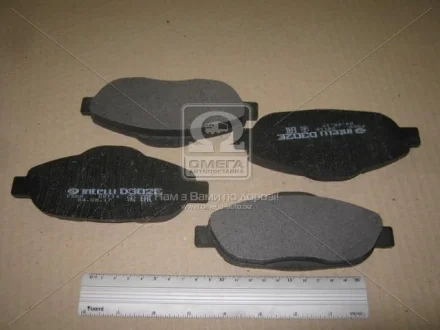 DAFMI CITROEN К-т гальмівних колодок задн.Jumpy,Scudo,Expert 07- DAFMI / INTELLI D302E