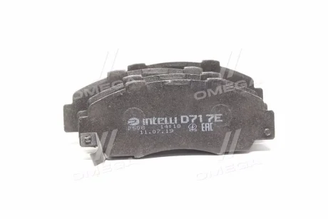 Колодка гальм. диск. HONDA ACCORD, CRV, HR-V передн. (вир-во Intelli) DAFMI / INTELLI D717EI