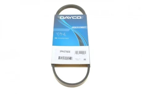 Ремінь генератора Citroen C3/C4/Peugeot 208/308 1.2 THP 13- DAYCO 3PK576EE