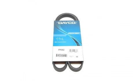 Ремінь генератора Fiat Brava 1.6 16V 95-01/Peugeot 205/305 83-89/Renault Espace/Laguna 3.0 96-01 DAYCO 4PK962