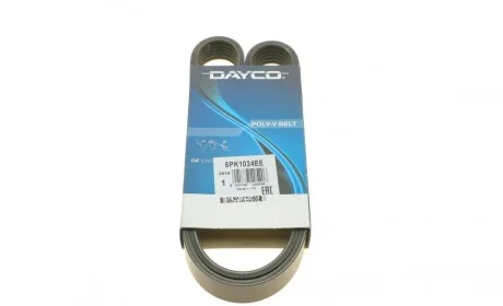 Ремень генератора Ford Fiesta VI 1.25 08- DAYCO 6PK1024EE