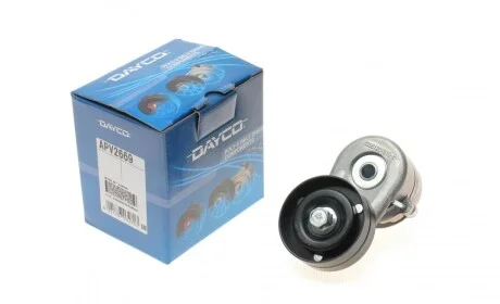 Натяжник ременя генератора Chrysler Grand Voyager 2.5/2.8CRD 00-08 (70x26) DAYCO APV2669