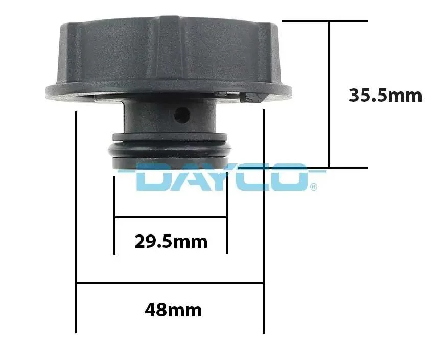 FORD кришка розширювального бачка C-Max,Fiesta,Focus DAYCO DRC045 (фото 1)