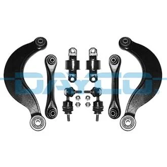 FORD Комплект важелів задня вісь (4 важеля+ 2 с/блока+ кріплення) FOCUS C-MAX (DM2) 1.6 Ti 04-07, TRANSIT V363 Автобус (FAD, FBD) 2.2 TDCi 4x4 13-18 DAYCO KDSS102
