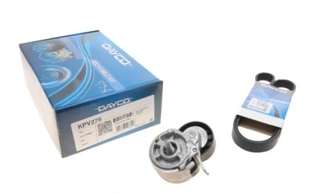 Комплект ремня генератора Fiat Punto 1.3D 03-12/Panda 04-/Ford KA 1.3TDCi 08-16 DAYCO KPV276