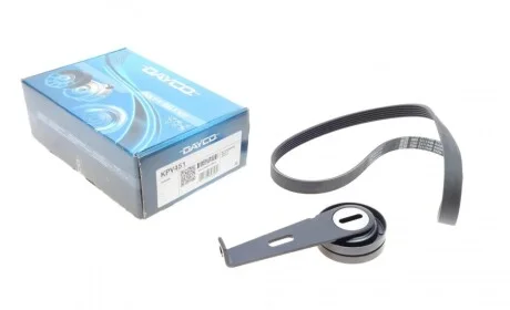 Комплект ремня генератора Citroen ZX/Peugeot 306 1.9D 92-01 (6PK1173) (+AC) DAYCO KPV451