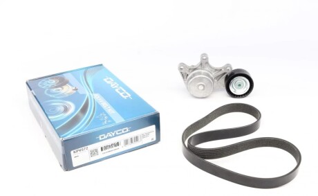BMW К-кт поліклинового ременя (ремінь+натяжний пристрій) 5 F10 520/528 10- DAYCO KPV572