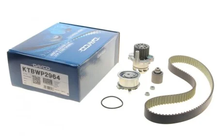 Комплект ГРМ + помпа VW Caddy/VW T5 03- (120x30) DAYCO KTBWP2964