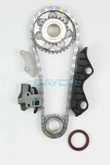 К-кт. ланцюга грм. NISSAN MICRA 1.0,1.3,1.4-03 (ланцюг + 2шт.натягувач + 3шт. шестерні+ заспокоювач + сальник) DAYCO KTC1040