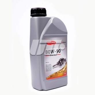 Трансмиссионное масло Gear Oil 4 GL-5 80W-90 минеральное 1 л Delphi 93892551 (фото 1)
